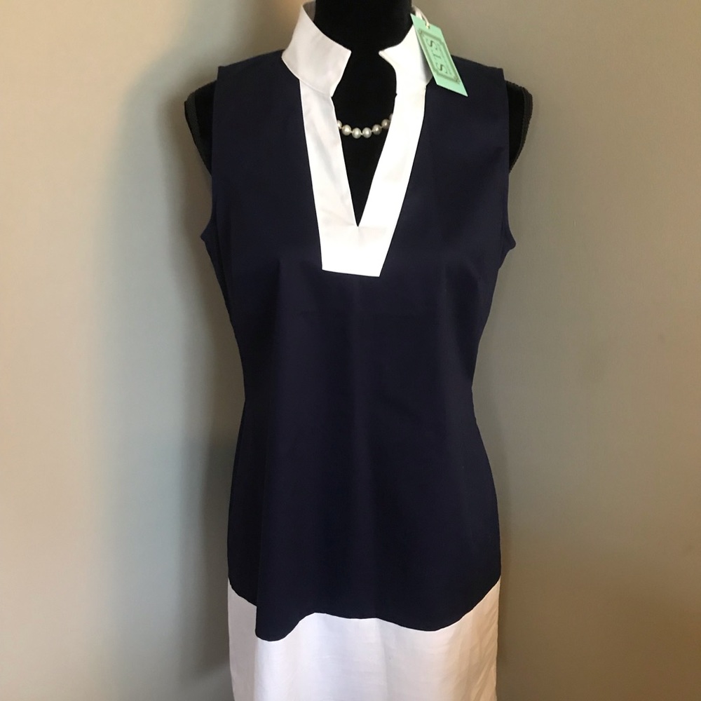 Sail to Sable Navy Shift Dress